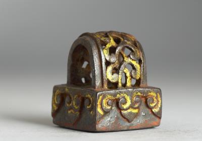 图片[2]-Iron seal cast with  Mongolian Phags-pa script, Yuan dynasty (1271-1368)-China Archive